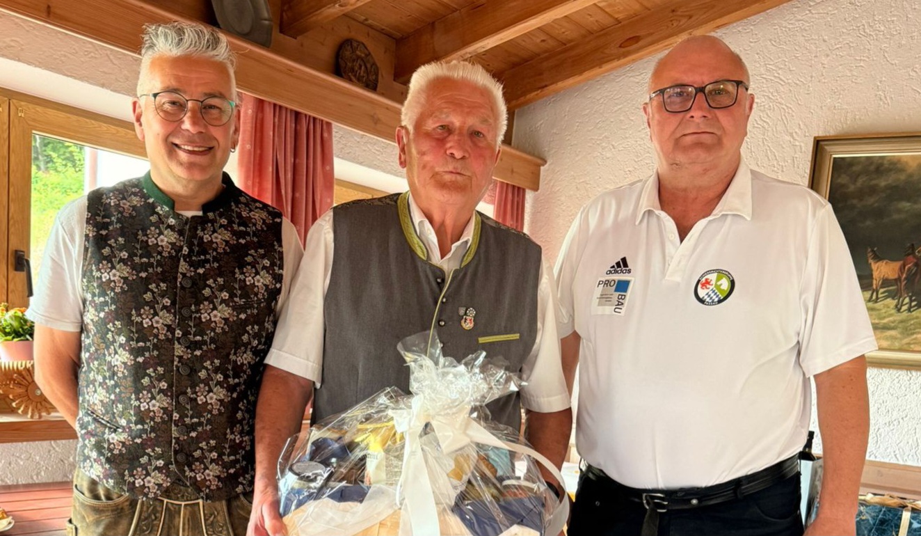 Ein echtes Vorbild: Franz Xaver Ritzinger feiert seinen 85er